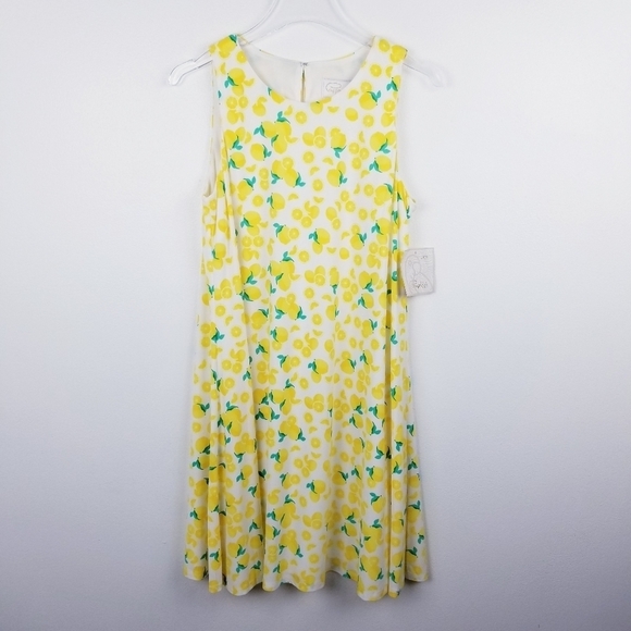 Cappagallo Lemon Dress NWT size Medium - Picture 1 of 13